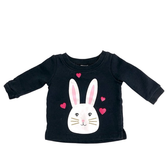 045 Carter’s Bunny Crew Neck Sweater - Picture 2 of 2